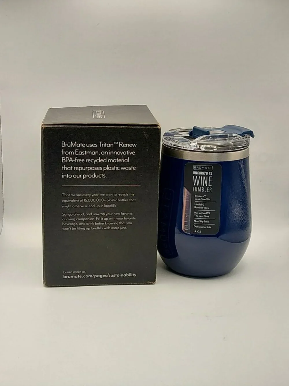 BruMate Uncork'd XL MUV 14oz Wine Tumbler NIB